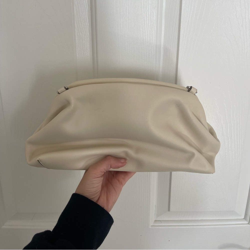 Cream Purse/Clutch